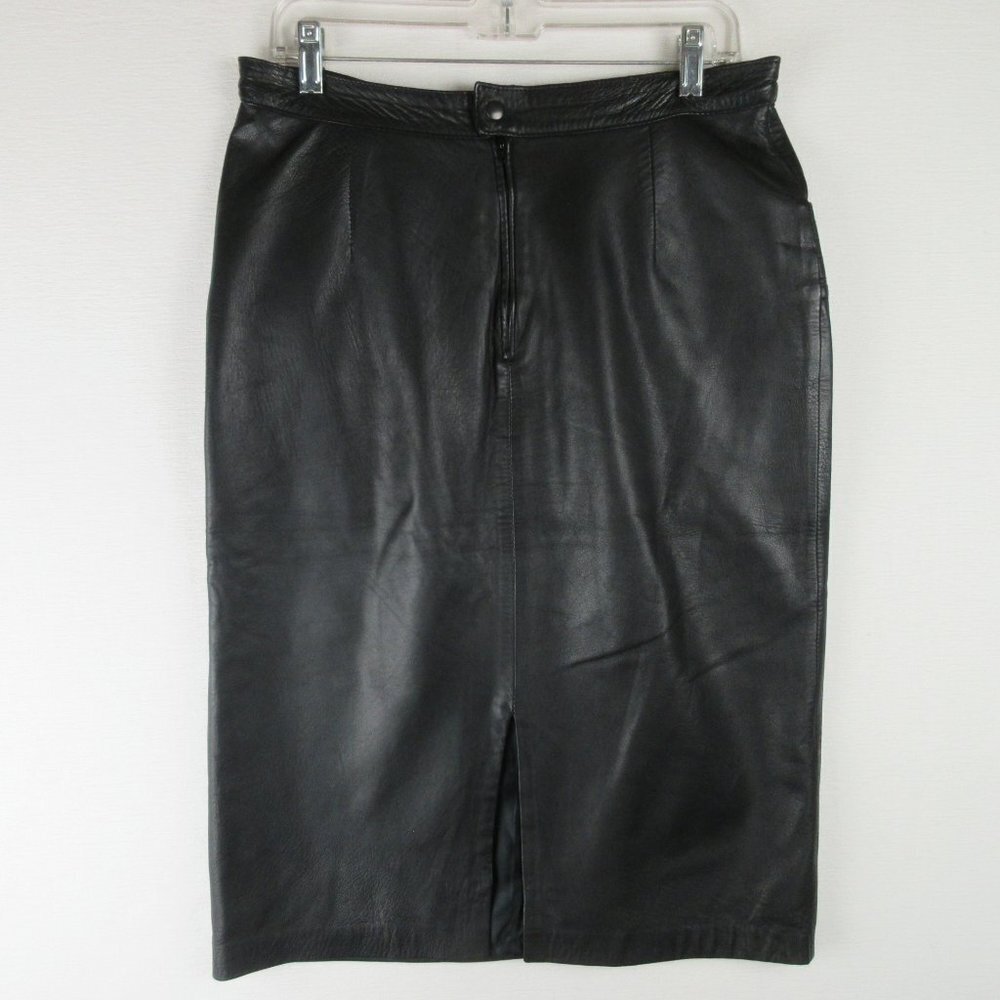 Vintage Midi Pencil Skirt Size 42 Pockets Mob Wife